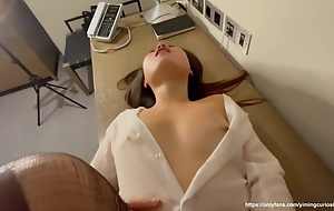 Yiming Curiosity Beside Oriental Chinese Secretary Begs Be advantageous to Creampie - Amateur Teen With Bwc
