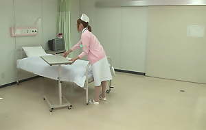 Hot Japanese Nurse gets banged to hand hospital bed overwrought a horny patient!
