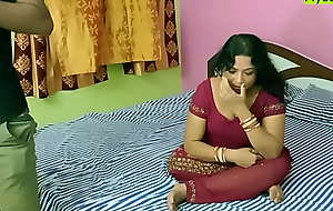 Indian Hot gonzo bhabhi having sex all over snug penis boy! She is sob happy!