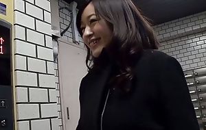 Superb Young Japanese Girl with grungy pussy together with big breasts has sex with stranger to succeed in a $$$$ gift