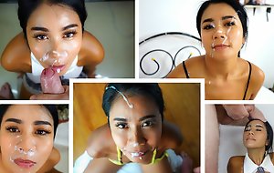 Asian Model Facial Compilation
