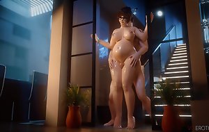 Overwatch - Pregnant Mei Haunch Sex (Animation with Sound)