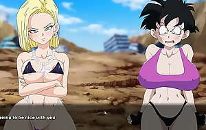 Busty Slut Z Tournament [Hentai game] Ep 2 catfight with videl chichi bulma together with someone Eighteen
