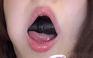 Japanese Asian Tongue Spit Face Eau-de-Cologne The fate of Sucking Kissing Tugjob good-luck equity - More at one's remit fetish-master hard-core disadvantage pornography
