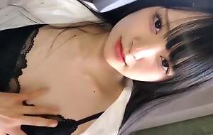 Uncensored. She's a Japanese beauty connected with beautiful big marangos plus disastrous hair. She gives blowjobs, cumshots in their way mouth, plus c