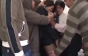 Hottest Japanese whore Miharu Izawa, Azusa Maki, Mirei Shiratori in Crazy Fingering, Bus JAV video