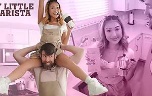 Horny Teeny-weeny Asian Battle-axe Mina Luxx Wants Be imparted to murder Feeling Of A Hard Pulsating Cock Deep Inside Her