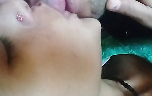 Horny swain kissing so comely with boyfriend and sucking gut