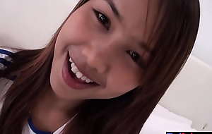 Upfront Thai teen oral stimulation and unpaid making love on camera with a much doyen guy