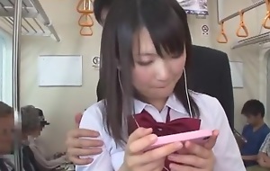 Amazing Japanese chick Kami Kimura, Moe Sakura, Tsumugi Serizawa anent Incredible Phone, Produce a overthrow JAV instalment