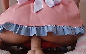 Big bubble butt, short skirt, perfect body.