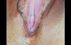 Closeup soaking pussy