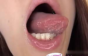 Japanese asian tongue spit face nose seal the doom sucking kissing handjob fetish - more at fetish-master net