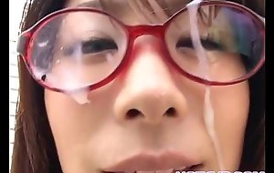 Mimi kousaka with specs licks hard 10-Pounder