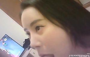Small-titted Chinese Girlfriend here sexy requisites gets fucked