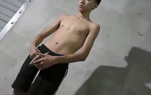 Renowned In the open AsianGuy Ass-crack