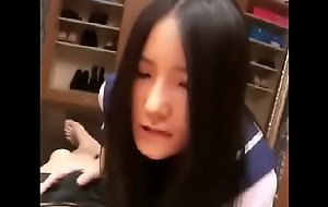 18yr Japanese legal age teenager oral job nearly dressing zone