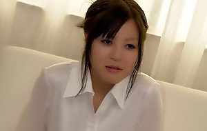 Hot Japanese Minx Chaffing With A Dildo