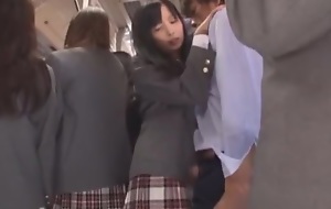 Hottest Japanese slut Momo Yurino, Ai Wakana, Nozomi Aiuchi with reference to Inane Public JAV clip