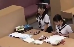 Asian schoolgirl wet crack teased in the boning up on camera