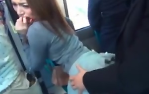 Thick Ass Japanese Girl Screwed on Bus-