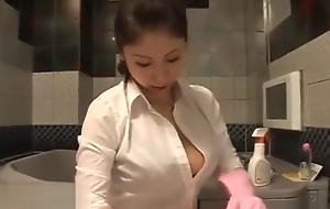Japanese big tits hotel maid fucked going forward