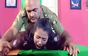 Army officer is forcing a young gentleman to hard sex in his cabinet