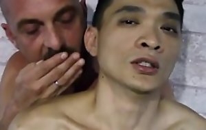 AmateursDoIt - Youthful Asian fucked bareback by daddy's cock