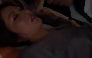 Japanese Mam Got Fucked by Her House-servant While She Was Immobile