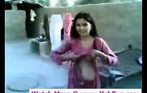 young indian girl showing boobs and pussy