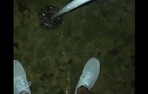 Piss coupled with cum into hole in one