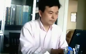 Mature asian prop watch themselves have doggystyle coition exceeding their laptop