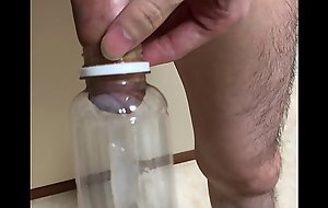 japanese  spunk fountain in bottle