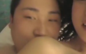 Asian sweet teen fucked on hotel bed