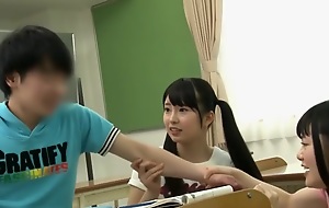 From Japanese whore in Best Threesome, Oral-stimulation JAV clasp