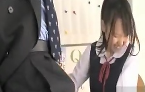 Asian Schoolgirl Gets Vagina Rubbed