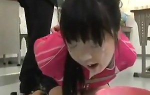 Appealing Asian Schoolgirl Tied Up