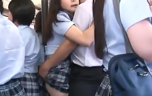 Asian Schoolgirl receives fucked vulnerable a omnibus