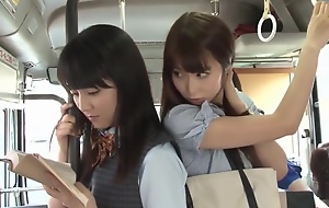 VRTM-090 Lesbian OL and Infringed Schoolgirl. Sayo Arimoto