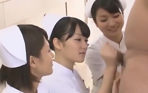 Amazing Japanese chick Kana Oohori, Shizuka Kanno, Yuki Natsume in Crazy Nurse/Naasu, Decide Sex JAV clip