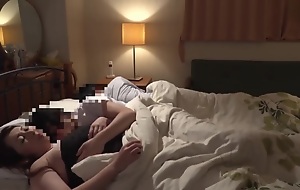 Son with real sleeping down in the mouth step mom Yumi Kazama with fat ass