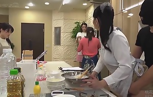 jav ass light of one's life while cooking