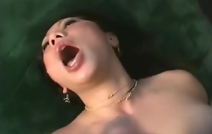 hard asian threesome be hung up on