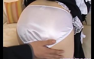 Kasumi Uehara maid is drilled with sex-toy