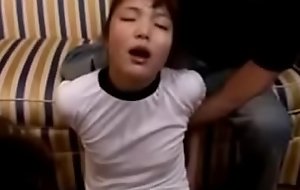 Schoolgirl Relative to Training Apparel Getting Her Mouth Fucked Finishes off To Mouth Muff Hungry