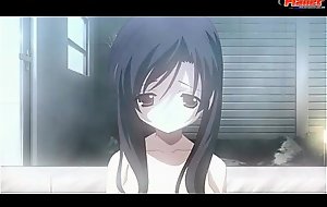 Innocent manga schoolgirl blows stiff