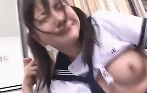 Shy oriental schoolgirl gets pussy nailed by her teacher