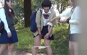 Japanese legal age teenager pee park